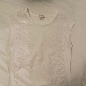 J. Crew white top